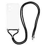 Θήκη Honor 400 5G OEM Silicone Sockproof Transparent πλάτη με κορδόνι από αντικραδασμικό TPU