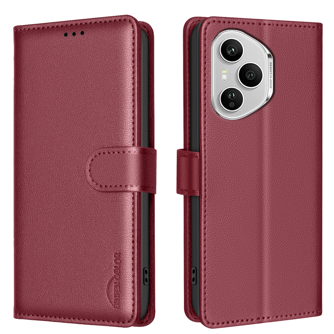Θήκη Honor 400 Pro 5G BINFEN COLOR Leather Wallet series 12 με βάση στήριξης Θήκη Honor 400 Pro 5G BINFEN COLOR Leather Wallet series 12 με βάση στήριξης