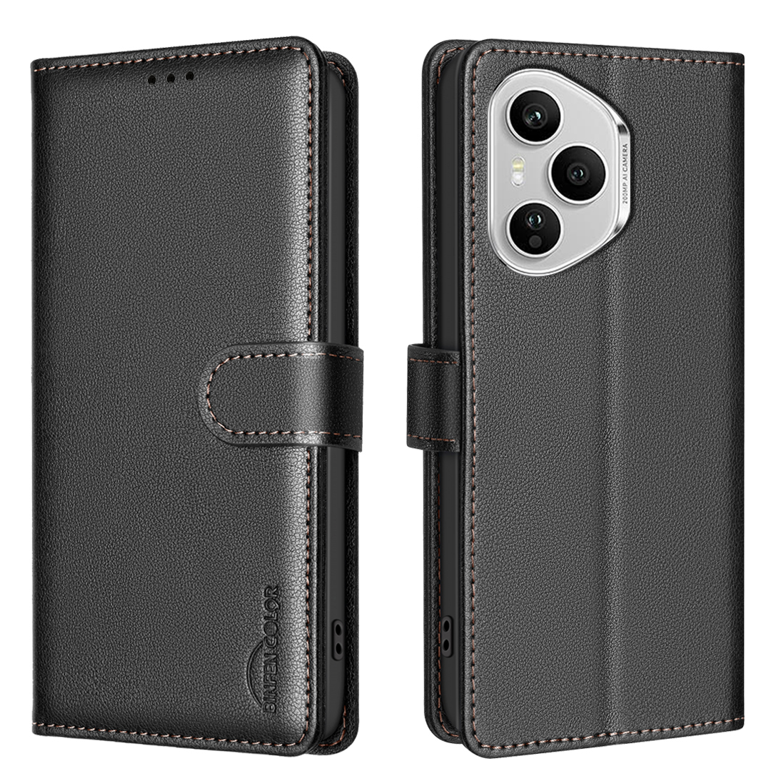 Θήκη Honor 400 Pro 5G BINFEN COLOR Leather Wallet series 12 με βάση στήριξης Θήκη Honor 400 Pro 5G BINFEN COLOR Leather Wallet series 12 με βάση στήριξης
