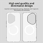 Θήκη Honor 400 Pro 5G Mad Mask Anti-Slip Sockproof συμβατό με MagSafe φορτιστή Transparent Πλάτη TPU λευκό - Image 3