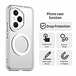 Θήκη Honor 400 Pro 5G Mad Mask Anti-Slip Sockproof συμβατό με MagSafe φορτιστή Transparent Πλάτη TPU λευκό - Image 5