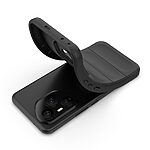 Θήκη Honor 400 Pro 5G Mad Mask Rugged Armor από σκληρό Premium TPU μαύρο - Image 5