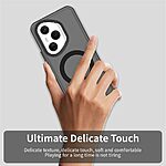 Θήκη Honor 400 Pro 5G Mad Mask Anti-Slip Sockproof συμβατό με MagSafe φορτιστή Transparent Πλάτη TPU μαύρο - Image 4