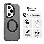 Θήκη Honor 400 Pro 5G Mad Mask Anti-Slip Sockproof συμβατό με MagSafe φορτιστή Transparent Πλάτη TPU μαύρο - Image 5