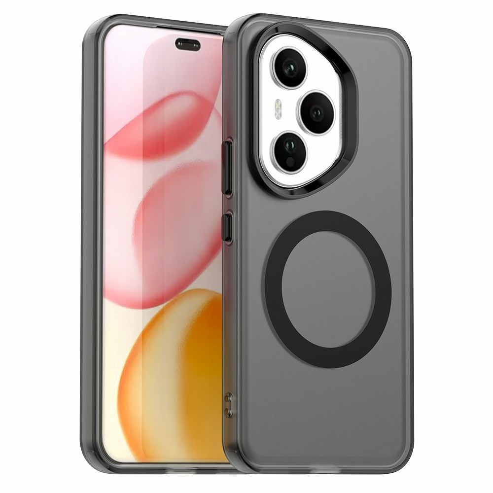 Θήκη Honor 400 Pro 5G Mad Mask Anti-Slip Sockproof συμβατό με MagSafe φορτιστή Transparent Πλάτη TPU μαύρο Θήκη Honor 400 Pro 5G Mad Mask Anti-Slip Sockproof συμβατό με MagSafe φορτιστή Transparent Πλάτη TPU μαύρο