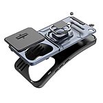 Θήκη Honor 400 Pro 5G Mad Mask Camshield Armor Guard v3 Πλάτη με προστασία για την κάμερα, Kickstand και Βάση στήριξης από σκλήρό Premium TPU μαύρο - Image 3