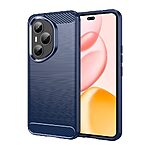 Θήκη Honor 400 Pro 5G Mad Mask Brushed TPU Carbon Πλάτη μπλε