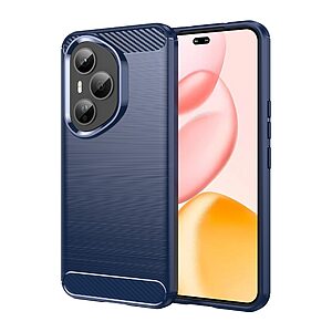 Θήκη Honor 400 Pro 5G Mad Mask Brushed TPU Carbon Πλάτη μπλε