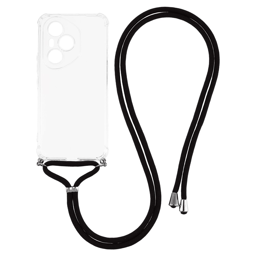 Θήκη Honor 400 Pro 5G OEM Silicone Sockproof Transparent πλάτη με κορδόνι από αντικραδασμικό TPU Θήκη Honor 400 Pro 5G OEM Silicone Sockproof Transparent πλάτη με κορδόνι από αντικραδασμικό TPU