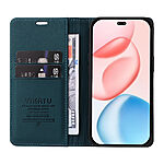 υποδοχή καρτών και μαγνητικό κούμπωμα Flip Wallet από συνθετικό δέρμα και TPU πράσινο