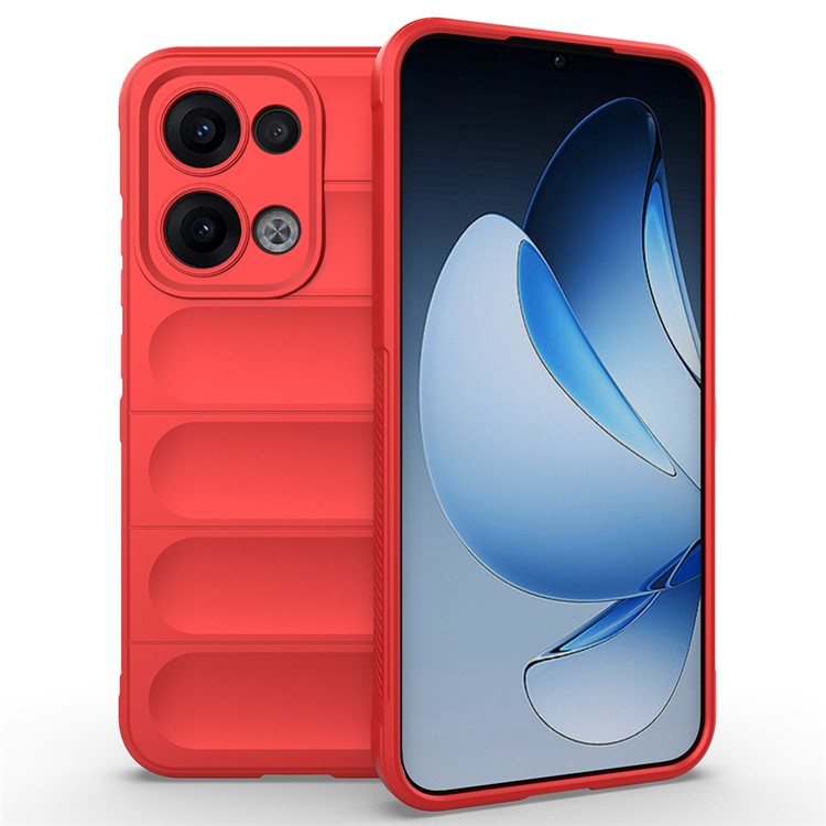 Θήκη Oppo Reno13 5G Mad Mask Rugged Armor από σκληρό Premium TPU κόκκινο Θήκη Oppo Reno13 5G Mad Mask Rugged Armor από σκληρό Premium TPU κόκκινο