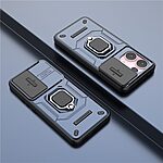 Θήκη Oppo Reno13 Pro 5G Mad Mask Camshield Armor Guard v3 Πλάτη με προστασία για την κάμερα, Kickstand και Βάση στήριξης από σκλήρό Premium TPU μπλε - Image 5