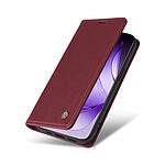 Θήκη Oppo Reno13 Pro 5G YIKATU Folio Series με βάση στήριξης, υποδοχή καρτών και μαγνητικό κούμπωμα Flip Wallet από συνθετικό δέρμα και TPU μπορντό / κόκκινο - Image 4