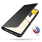 Θήκη Realme 14 5G / P3 5G OEM Skin Pro ultra thin V2 με βάση στήριξης, υποδοχή καρτών και μαγνητικό κούμπωμα Flip Wallet από συνθετικό δέρμα και TPU μαύρο - Image 4
