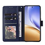 υποδοχές καρτών και μαγνητικό κούμπωμα μπλε