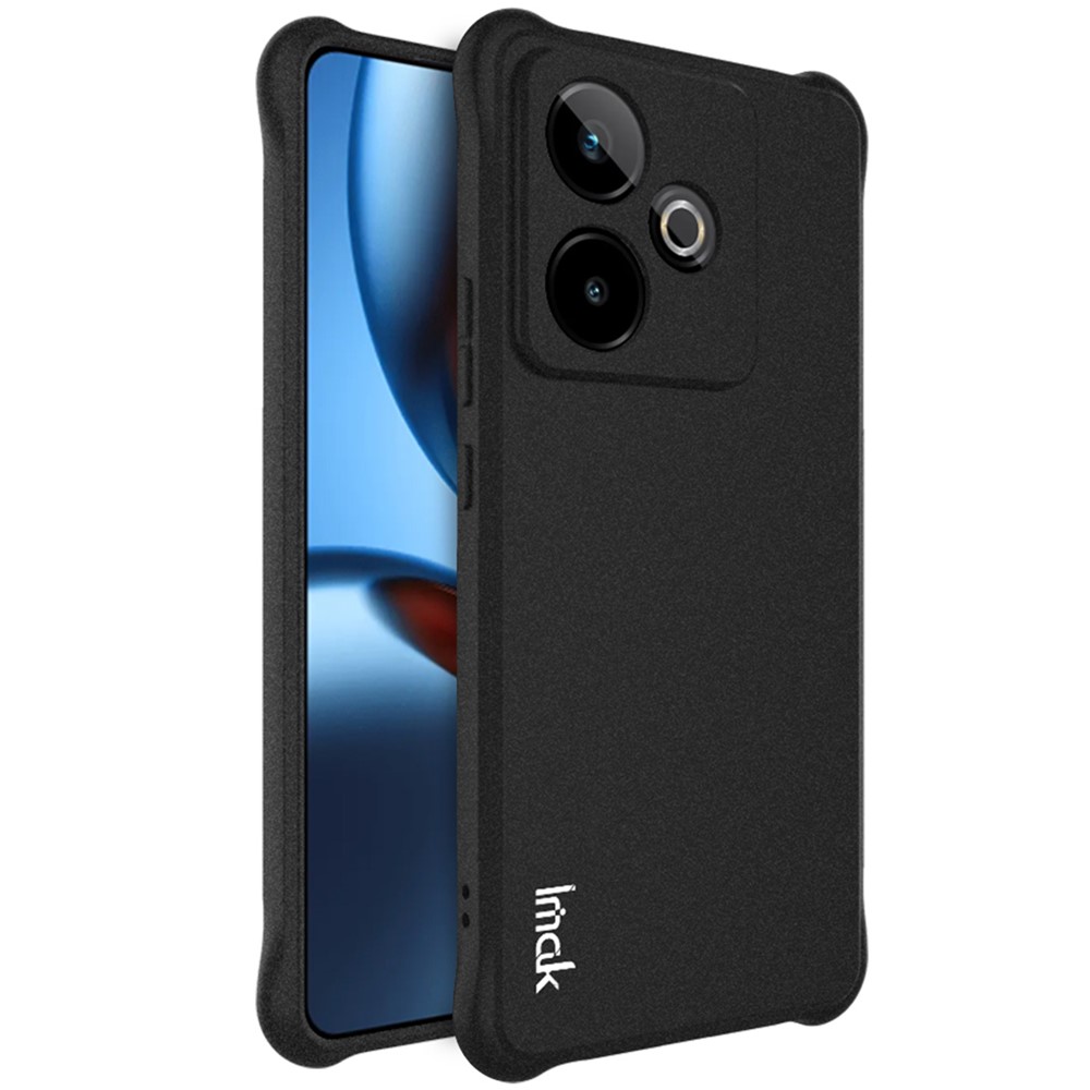 Θήκη Realme GT 7 5G / GT 7T 5G IMAK Airbag Matte Series με ενισχυμένες γωνίες από Premium ανθεκτικό TPU μαύρο Θήκη Realme GT 7 5G / GT 7T 5G IMAK Airbag Matte Series με ενισχυμένες γωνίες από Premium ανθεκτικό TPU μαύρο