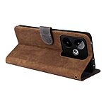 Θήκη Realme GT 7 5G / GT 7T 5G Mad Mask RFID Blocking V2 Προστασία Ασύρματης Ανάγνωσης Καρτών Leather με βάση στήριξης, υποδοχές καρτών και μαγνητικό κούμπωμα καφέ - Image 5