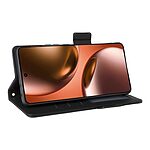 Θήκη Realme GT 7 5G / GT 7T 5G Mad Mask Leather Wallet handbag litchi με βάση στήριξης, υποδοχές καρτών και μαγνητικό κούμπωμα μαύρο - Image 4