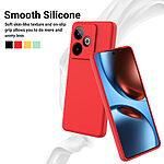 Θήκη Realme GT 7 5G / GT 7T 5G OEM Soft Liquid Silicone Πλάτη σιλικόνης με κορδόνι κόκκινο - Image 3