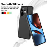 Θήκη Realme GT 7 5G / GT 7T 5G OEM Soft Liquid Silicone Πλάτη σιλικόνης με κορδόνι μαύρο - Image 3