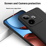 Θήκη Realme GT 7 5G / GT 7T 5G OEM Soft Liquid Silicone Πλάτη σιλικόνης με κορδόνι μαύρο - Image 4