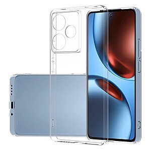 Θήκη Realme GT 7 5G / GT 7T 5G OEM Silicone Sockproof V6 Anti-Slip Transparent Πλάτη TPU
