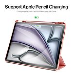 Θήκη iPad Air (2024) 13" / iPad Air (2025) 13" DUX DUCIS Domo Series Tri-Fold με ειδική θέση για πενάκι και ενισχυμένη εσωτερική πλάτη ροζ - Image 3
