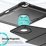 Θήκη iPad Air (2024) 13" / iPad Air (2025) 13" Mad Mask Rotary Stand Series v2, με 2 θέσεις στήριξης, Ανθεκτική σε πτώσεις, TPU και ενισχυμένη πλάτη μαύρο - Image 5