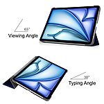 Θήκη iPad Air (2024) 13" / iPad Air (2025) 13" Mad Mask Tri-Fold, Συνθετικό Δέρμα, Shock Resistant, Smart Cover μπλε - Image 5