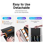 Θήκη iPad Pro (2024) 11" DUX DUCIS Magi Series Tri-Fold με πολλαπλές θέσεις στήριξης, ειδική θέση για πενάκι και διάφανη ενισχυμένη πλάτη μαύρο - Image 3