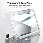 Θήκη iPad Pro (2024) 11" Mad Mask Προστατευτική Θήκη πλάτης v2, Ανθεκτική σε Πτώσεις, TPU, Διαφανής με Προστασία Κάμερας γκρι - Image 5