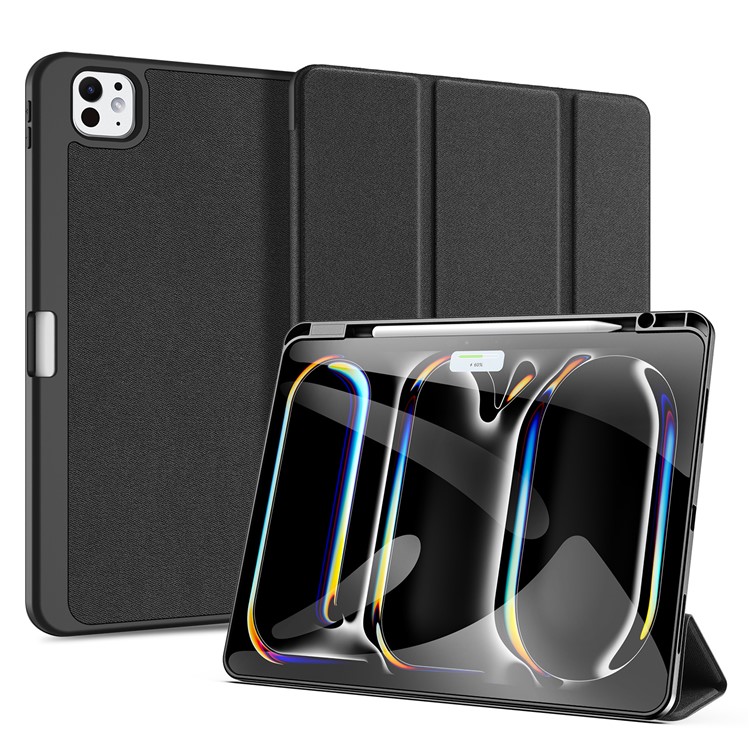 Θήκη iPad Pro (2024) 13" DUX DUCIS Domo Series Tri-Fold με ειδική θέση για πενάκι και ενισχυμένη εσωτερική πλάτη μαύρο Θήκη iPad Pro (2024) 13" DUX DUCIS Domo Series Tri-Fold με ειδική θέση για πενάκι και ενισχυμένη εσωτερική πλάτη μαύρο