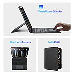 Θήκη iPad Pro (2024) 13" DUX DUCIS Θήκη Tablet, DK Series Συνθετικό Δέρμα, Flip Cover, με Βάση πολλαπλών θέσεων και Αποσπώμενο Πληκτρολόγιο Touchpad μαύρο - Image 5