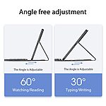 Θήκη iPad Pro (2024) 13" DUX DUCIS Θήκη Tablet, V2 Συνθετικό Δέρμα, Flip Cover, με Σταθερή Βάση και Αποσπώμενο Πληκτρολόγιο Touchpad μαύρο - Image 5