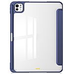 Θήκη iPad Pro (2024) 13" Mad Mask Tri-Fold με ειδική θέση για πενάκι και διάφανη ενισχυμένη πλάτη μπλε σκούρο - Image 2