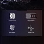 Θήκη iPad Pro (2024) 13" NiLLkin Bumper Series με συρόμενο κάλυμμα κάμερας Tri-Fold Flip Cover από TPU και διπλή ενισχυμένη αποσπώμενη πλάτη μαύρο - Image 5