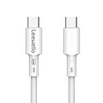 Leewello Fast Charger Kit 1 x φορτιστής (PD & QC 3.) 25W Fast Charger με θύρες 1xType-C + 1xUSB A και καλώδιο 65W USB-C σε USB-C (LW-CDQ20) - λευκός - Image 3