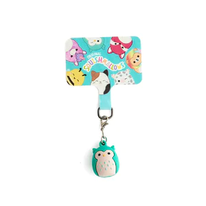 Lazerbuilt Squishmallows Winston the Owl Mobile Charm – Universal Μπρελόκ Κινητού με Pad Σύνδεσης