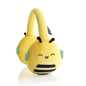 Lazerbuilt Squishmallows Sunny The Bee – Λούτρινα Ασύρματα Παιδικά Ακουστικά με Μικρόφωνο