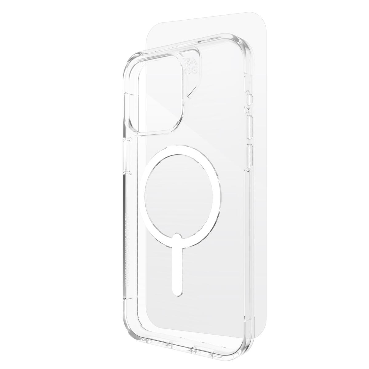 640_source_1694168836 Zagg Luxe Snap Case/Glass (Bundle) Λεπτή και κομψή Θήκη προστασίας που αντέχει σε πτώσεις έως 3 μέτρα & τζαμάκι προστασίας – iPhone 15 Pro Max (Clear Bundle) - Image 1