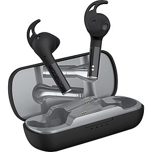 Defunc TRUE SPORT Bluetooth 5.2 Ασύρματα Αθλητικά True Wireless Ακουστικά με θήκη (μαύρο)
