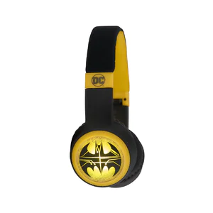 Lazerbuilt Batman Logo Light-Up Bluetooth Headphones – Ασύρματα Παιδικά Ακουστικά με Μικρόφωνο