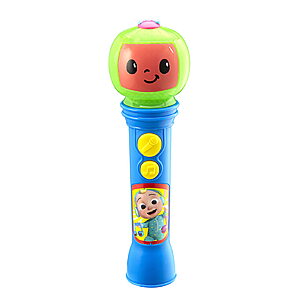 eKids Cocomelon MP3 Ασύρματο Μικρόφωνο Karaoke για παιδιά με ενσωματωμένη μουσική, φωτισμό, Sound Effects (CO-070) (Μπλε/Πράσινο/Κόκκινο)