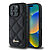 Guess “Quilted Metal Logo Collection” Case Θήκη προστασίας από δερματίνη – iPhone 16 Pro (Μαύρο – GUHCP16LPSQSQSK)