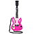 eKids Barbie Sing & Strum Guitar Ηλεκτρική Κιθάρα Karaoke για παιδιά με ενσωματωμένη μουσική, Sound Effects (BE-632) (Μωβ/Λευκό)