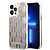 Karl Lagerfeld Monogram Liquid Glitter Case Θήκη προστασίας από σιλικόνη – iPhone 14 Pro Max (Ασημί – KLHCP14XLMNMS)