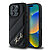 Karl Lagerfeld “Quilted Metal Signature Logo Collection” Case Θήκη προστασίας από δερματίνη – iPhone 16 Pro (Μαύρο – KLHCP16LPQDSMGK)