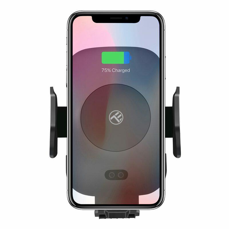 TLL151301_01_LowRes-800x800-1-compress Tellur Fast Wireless Car Charger & Motorized Mount Βάση ασύρματης φόρτισης & Ασύρματος ταχυφορτιστής αυτοκινήτου κατάλληλος για Smartphone (Black) - Image 1