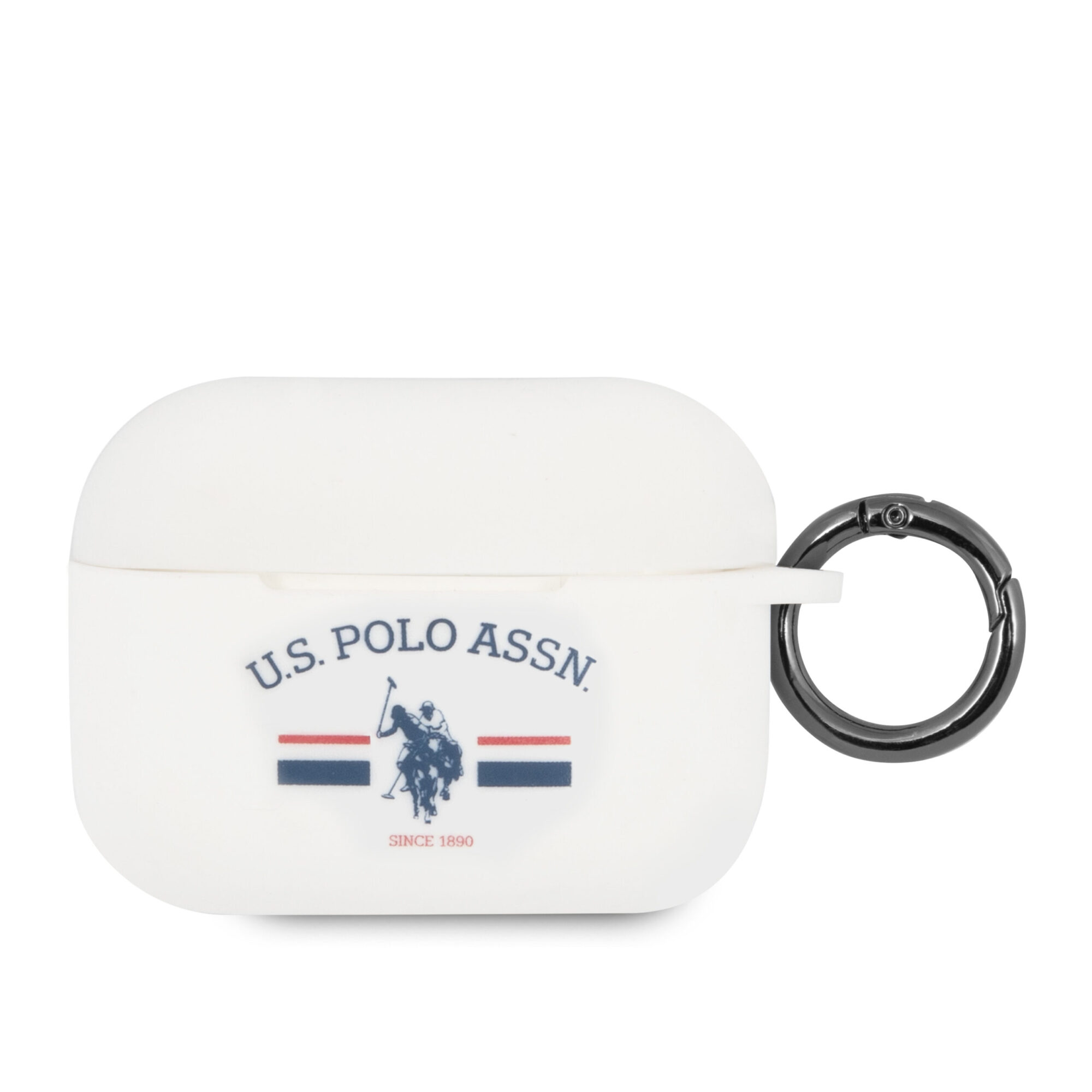 USACAPSFGH_1-scaled-1 U.S. Polo Assn. “FL. Logo Collection” Θήκη προστασίας από σιλικόνη για Apple Airpods Pro (White – USACAPSFGH) - Image 1