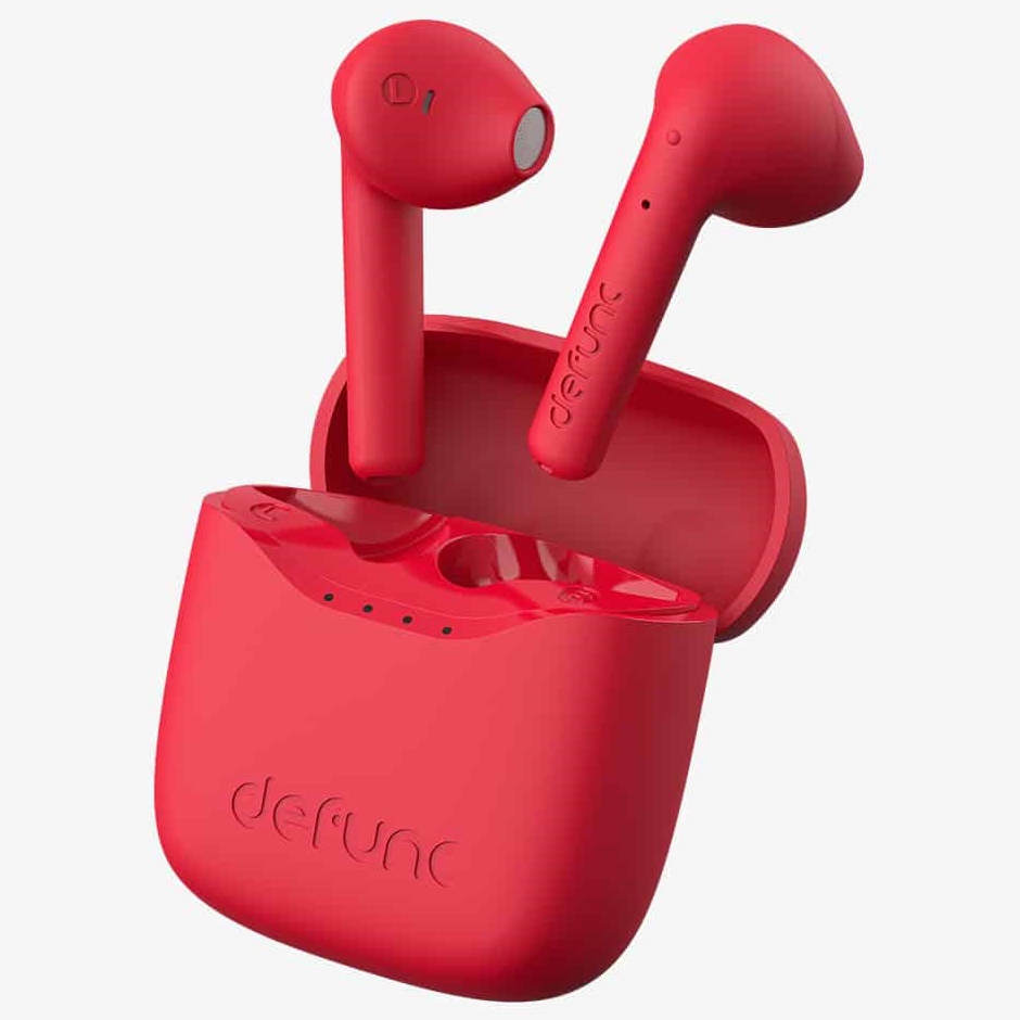 defunc-true-lite-image-red-1 Defunc TRUE LITE Bluetooth 5.3 Ασύρματα True Wireless Ακουστικά με θήκη (κόκκινο) - Image 1